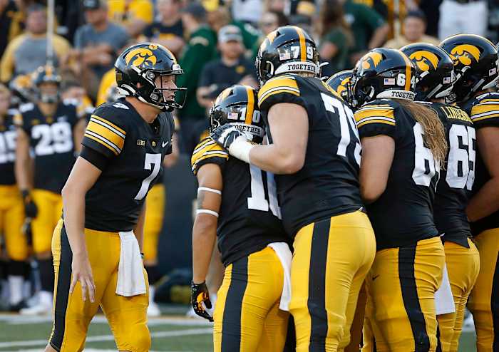 Spencer Petras and the Iowa offensive line need to be more consistent when playing Purdue as opposed to how it played versus Penn State.